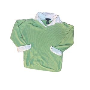 sage green vintage fairy grunge style layered sweater